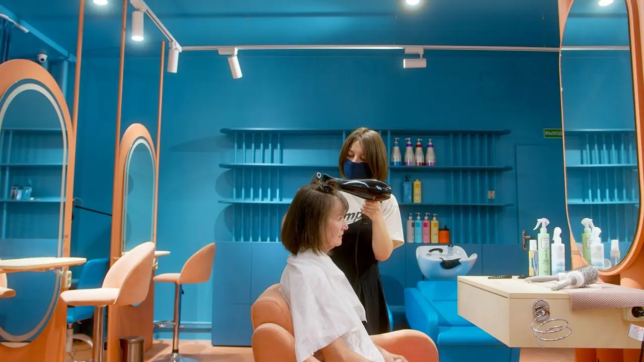 Volumen Föhnstyling